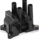 ENA DG536 FD497 Ignition Coil Pack Compatible with Ford Focus 2000-2004 2.0L, Escape 2001-2004 2.0L, Ranger 2001-2011 2.3L, Contour, Fiesta, Mazda 6 B2300 Tribute Mercury Mystique for FD501