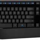 Logitech K345 Wireless Keyboard - Full-Sized Keyboard with Palm Rest, 2.4 GHz Wireless USB Receiver - for PC, Laptop