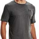 Under Armour Men's Sportstyle Colorblock T-Shirt (Medium, Gray)