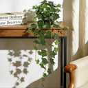 Fake Plants 2Pcs Faux Ivy Plants Potted Indoor Artificial Hanging Plants Realistic Hanging Fake Greenery Table Desk Bathroom Office Bedroom Living Room Shelf Modern Farmhouse Decor Intdoor