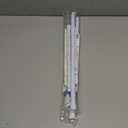 MEXAU 1Pcs Spring Tension Curtain Rod 26-39 inch Spring Tension Rods White Tension Rods Adjustable Spring Rod Extendable Tension Rod For Kitchen, Bathroom, Window, Bookshelf,Closet, Set of 2