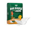PAWPANG Disposable Dog Diaper Liners Booster Pads for Male & Female Dogs, 100ct, 5 Sizes Options, Doggie Diaper Inserts fit Most Types of Dog Diapers  Pet Belly Bands & Male Wraps (Large(100ct))