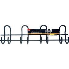 Wall Mount Utility Rack Black 4" x 30,5" x 2"