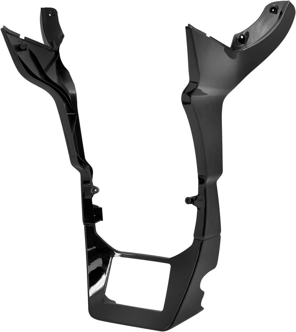 HDBUBALUS Fairing Spoilers Cover w/Extended Chin Spoiler Fit for Harley Road Glide FLTRX Special FLTRXS 2017-2022 (Color : Gloss Black)