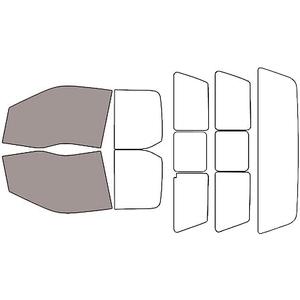 Rvinyl Window Tint Kit for Ford F-150 2015-2020 2 Door Supercab Front 35%