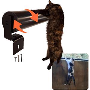 ZIRAO ROLL - Outdoor Cat Anti-Escape Barrier, Quality Cat Protection for Patios and Gardens, Cat Fence, Cat Barrier, 15.6 Ft, 4 Rolls 