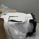 KVV Lightweight Golf Stand Bag with 7 Way Full-Length Dividers, 5 Zippered Pockets, Automatically Adjustable Dual Straps, Elegant Design, White 