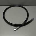 Haichy 26711-06-06-36 Hydraulic Hose Swivel Assembly 3/8" Hydraulic Hose with Female JIC X Female JIC, 36" Long, 4785 PSI