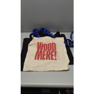 Personalized Custom Design Cotton Canvas Tote Reusable Shopping Bag Small, Black & Beige Mix 10pcs