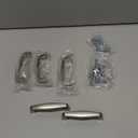 Ravinte 5 Pack Solid 3 Inch Cabinet Handles - Brushed Nickel Pulls for Kitchen Drawers and Cabinets - Satin Nickel Hardware for Cupboards