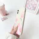3 x NITITOP Compatible with iPhone 11 Case Cute Flower Floral Tulip Pattern for Women Girls Trendy Slim Fit TPU Bumper Silicone Shockproof Full Camera Protection Cover - Pink
