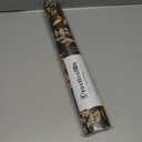 practicalWs Black Floral Peel and Stick Wallpaper 17.5"x393" - Vintage Gold Leaf Wall Paper Boho for Bathroom - Removable Dark Contact Paper - Self Adhesive Vinyl Wallpaper for Bedroom Walls Decor