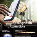 TOCOL Magnetic for iPhone 16 Pro Case, Upgraded Full Camera Protection, Compatible with Magsafe, Drop Protection, Translucent Matte Back Bumper for iPhone 16 Pro 6.3-Inch (Dark Blue)