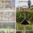 Metal Squirrel Baffle for 4x4 Post, 18 Inch Baffle for Bird Feeder, Outside Wooden Pole Mount Squirrel Guards for Bird Feeders to Deter Squirrels,Raccoons (4x4)