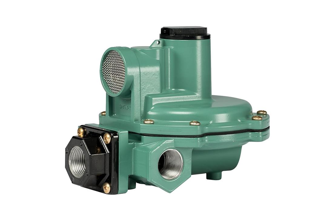 R642-DFF 2nd Stage Regulator, Side Outlet, 9-13" W.C Spring, 3/4" x 3/4" NPT