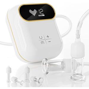 6Pcs Electric Facial Cupping Therapy Set Glass, 3 in 1 Gua Sha Facial Tools Face Cupping Massage for Eye Neck Skin Care, 3 Size Vacuum Suction Cups for Cellulite, Puffiness Reduction