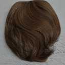 Short Brown Bob Wigs for Women Brown Mixed Blonde Synthetic Wig with Bangs Natural Looking Daily Party Wig