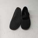 Arromic Wide Toe Box Flat Shoes Women Mary Jane Flat Shoes Comofortable Ballet Flat with Adjustable Straps Slip on Washable Knit Casual Flats (11, Black)