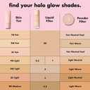 e.l.f. Halo Glow Skin Tint SPF 50, Tinted Moisturizer For Light, Buildable Coverage, Creates A Natural Glow, Vegan & Cruelty-Free, 4 Light Neutral