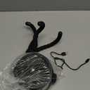 Misting Stroller Fan, 6000mAh Battery Operated Portable Fan with Light & 360 Pivoting, Personal Fans with Flexible Tripod for Baby, Office, Travel,Treadmill,Outdoors (Black)