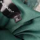 1920s Sling Offer Shoulder Tassel Flapper Fringe Long Mesh Mermaid Hem Dress Gatsby w/Accessories Set (XL, Green)