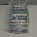 Cisily Sink Caddy Sponge Holder for Kitchen, 304 Stainless Steel Rustproof, Kitchen Sink Caddy with High Brush Holder, Dish Sponge Organizer with Divider(Silver) (9.25)