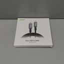 acer USB4 Cable 40Gbps, 8K@60Hz Thunderbolt 4/3 Cable, 240W Fast Charging Braided High Speed USB-C Video Cord Compatible with MacBook, SSD, Docking, iPhone 16 and More (6.6FT)