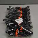 20 PCS 4.5" Heavy Duty Plastic Spring Clamps, Black Spring Clips for Backdrops, Craft Projects, Woodworking, Photography and Display Stands