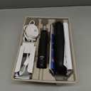 Oral-B iO Simple Clean Rechargeable Electric Powered Toothbrush, Night Black with 1 Gentle Care Brush Head and 1 Black Travel Case - Automatic Pressure Sensor to Protect Gums - 3 Modes - 2 Min Timer