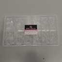 UNA GELLA Short Oval Round Nail Tips, Pre Etched Short Oval Gel Nail Tips Soft Gel Full Cover Press on Nails for Nails Extension Art DIY Salon 216Pcs 12 Sizes