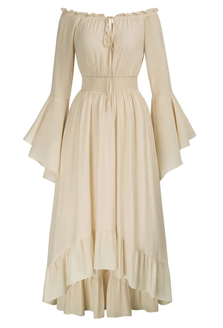 Beige Dress L Scarlet Darkness