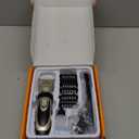 oneisall Dog Clipper Low Noise, Dog Grooming Kit with Rechargeable, Pet Shaver Cordless Electric Quiet Hair Clipper Set for Dogs Cats PetsGold