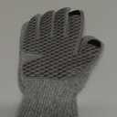 KastKing Bully Wooly Full Finger Gloves, Wool Fishing Gloves,Extended Cuff, Winter Gloves for Ice Fishing, Hunting, Hiking (Gray)