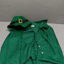 Arvilhill 2 Pcs Men's St. Patrick's Day Costume Leprechaun Outfit Steampunk Tailcoat Hat (XL)