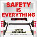 Pull Up Bar/Chin up bar Upper Body Workout Bar, Super load-bearing: Dual Security Locking, Two-way Support Fitness Strength Training Equipment