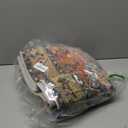 Lahome Boho Tribal Round Rug 4ft Washable Bedroom Round Area Rugs for Entryway, Soft Living Room Circular Rugs, Oriental Non-Slip Foyer Throw Mat Carpet for Nursery Kitchen (Rust/Dull Teal,4ft-Round)