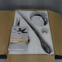 46" Ceiling Fans with Lights Remote/APP Control, Low Profile Ceiling Fans with Dimmable White Colors+Ring RGB Lights, 6 Speeds 5 Reversible Curved Blades for Kids Room Bedroom Living Room Bar, Black RGB, 46 IN