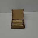 goldenwarm 10 Pack Brushed Brass Cabinet Handles Gold Drawer Pulls - LSJ12GD115 Furniture Cupboard Door Handles 4-1/2 Hole Centers Handle for Dresser Square Closet Door Handle