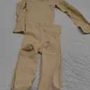 Daydance Active Girls Nude Ballet Leotards Warm up Long Sleeve Undergarment Bodysuit for Dance Gymnastics, Skating, Performance 130/64 L