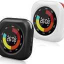 PERSUPER Visual Timer for Kids, 10 Hours Countdown/Up, with Rechargeable, 3 Volume Levels, 3 Brightness Display, and Magnetic, Homeschool Study Tool, Large Digital Timers for Classroom (2 Packs)