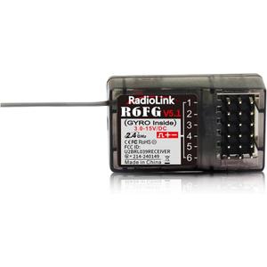 Radiolink R6FG 6 Channels 2.4GHz RC Receiver with Gyro, Surface Long Range Control RX for Vehicle Drifting/Crawler/Truck/Boat Works with Radio Controller RC4GS V3/RC6GS V3/RC8X/T8FB/T8S/T12D/T16D Radiolink R6FG 6 Channels 2.4GHz RC Receiver with Gyro, Surface Long Range Control RX for Vehicle Drifting/Crawler/Truck/Boat Works with Radio Controller RC4GS V3/RC6GS V3/RC8X/T8FB/T8S/T12D/T16D