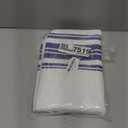 Bathroom Rugs Bath Mats Farmhouse Navy Blue and White Stripe Soft Plush Microfiber Carpet Rug, Soft Non-Slip Highly Absorbent Floor Mats Machine Washable 16x24Inch