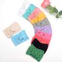 CLLOT Super Stretchy Soft Knot Headbands with Hair Bows Head Wrap Hair Accessories For Newborn Baby Girls Infant Toddlers Kids