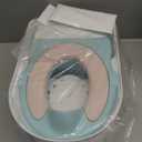 Real Feel 2-in-1 Potty with Wipes Storage, Flushing Sounds & Disposable Liners - Realistic Toilet - Easy to Clean & Assemble - Jool Baby (Aqua)