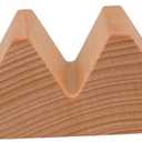 Cabilock Wooden Taco Holder and Sushi Stand - Multi-Function 3-Grid Tortilla Rack for Serving Tacos Sushi Rolls and Hand Rolls in Home or Restaurant