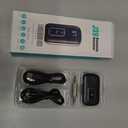 Bluetooth 5.3 Receiver for Car, [LED Screen] [Noise Cancelling] 3.5mm AUX Bluetooth Adapter, Wireless Audio Receiver for Wired Headphones/Home Stereo/Speaker, Music Playing, Hands-Free Call