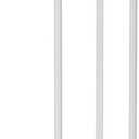 Extra Wide Baby Gate Extension 7.87 Inch Pressure Mounted, Auto Close Child Baby Gates for Doorways No Drill, Walk Through Dog Gate Indoor for The House, White