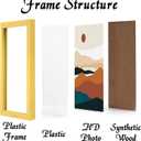Gold 16x20 Picture Frame Set of 3, High Transparent Frame for 16 By 20 Photo Collage Canvas Poster Size Wall Mount and Tabletop Horizontally Vertically (Gold, 16 x 20 inches)