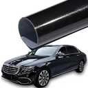 AuMoHall Glossy Metallic Black Car Vinyl Wrap Film Self-Repairing Sparkling Diamond Metal Black Car Protective Film DIY Vehicle Vinyl Film, 59.84" x 29.52"