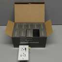 BESTTEN 20 Amp GFCI Outlet with Thinner Design, GFI Electrical Outlet with LED Indicator, Non-Tamper-Resistant GFCI Receptacle, Wallplate Included, ETL Certified, 10 Pack, White